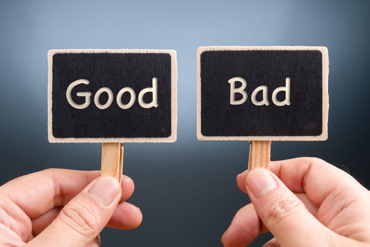 goodとbadの2つのふだ