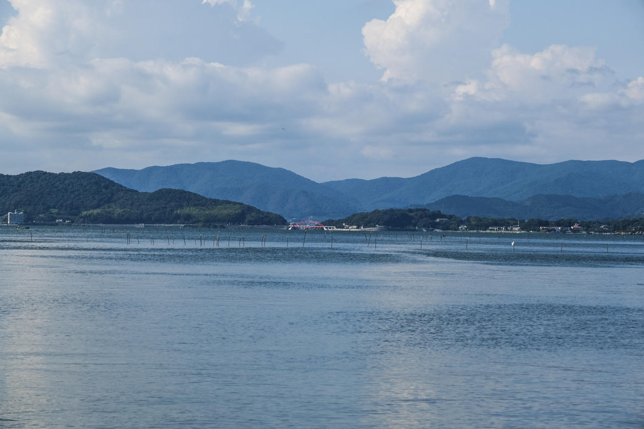浜名湖の遠景