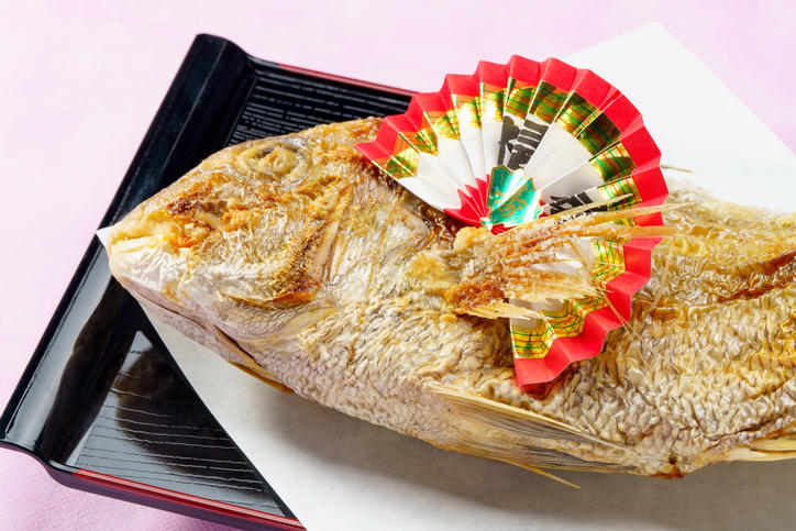 鯛の塩焼き