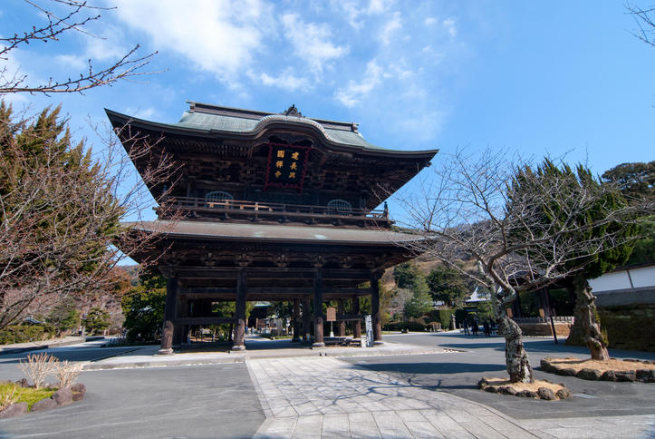 神奈川県鎌倉市にある禅宗の寺院、建長寺の境内