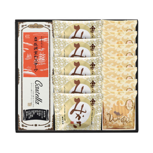ギフト箱入り焼き菓子3種の詰め合わせ
