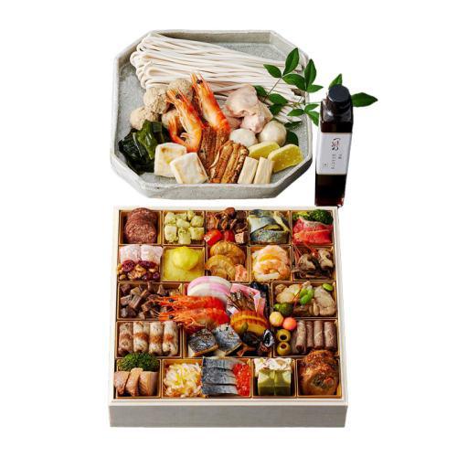 つるとんたん オードブルおせちとおうどんのお鍋