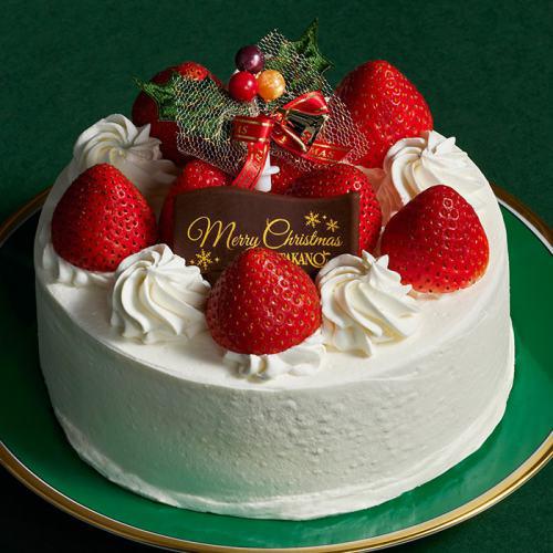 新宿高野のクリスマスショートケーキ