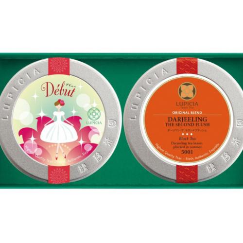 ルピシアのバラエティー2缶セットが置かれている