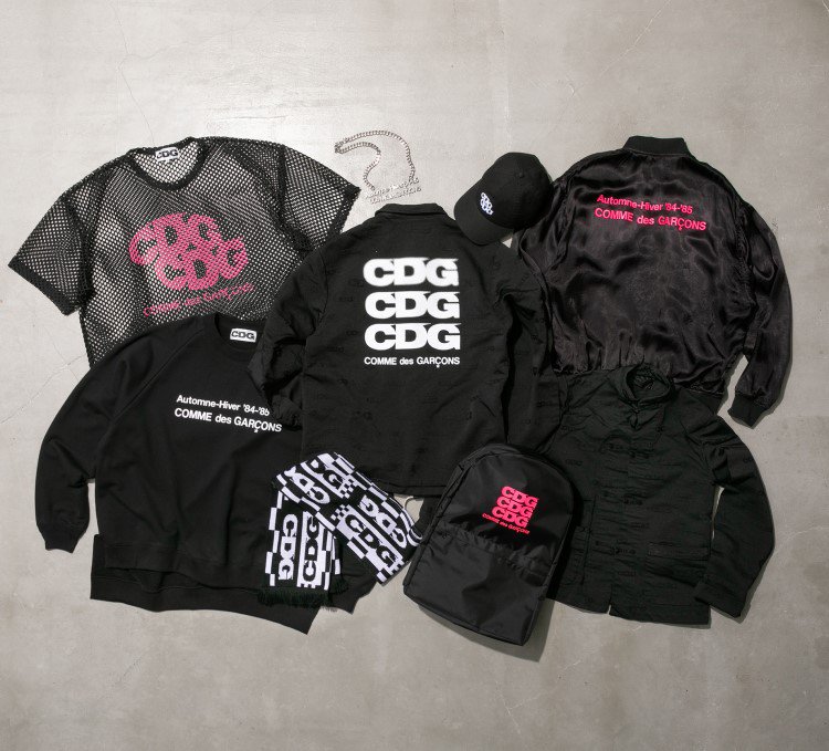 展開店舗限定ブランドのCDG<シーディージー>が多数の限定品を 展開店舗限定ブランドのCDG<シーディージー>が多数の限定品を