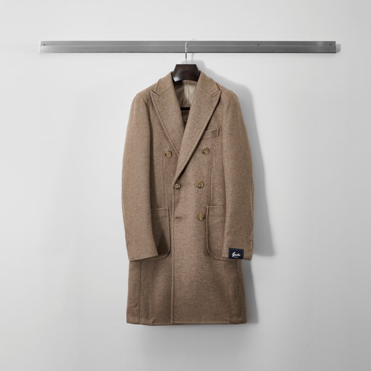 Gabo(ガボ)ダブルフェイスダブルブレステッドチェスターコート|阪急メンズ大阪