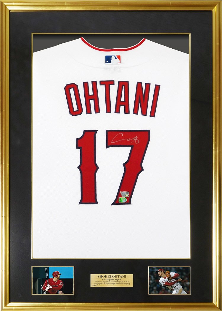 大谷翔平直筆サイン入りユニフォーム