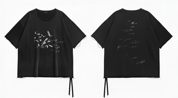 ブラックTシャツ 詳細2