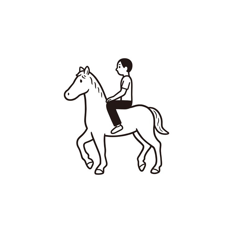 1. TOP Slow Rider イラスト