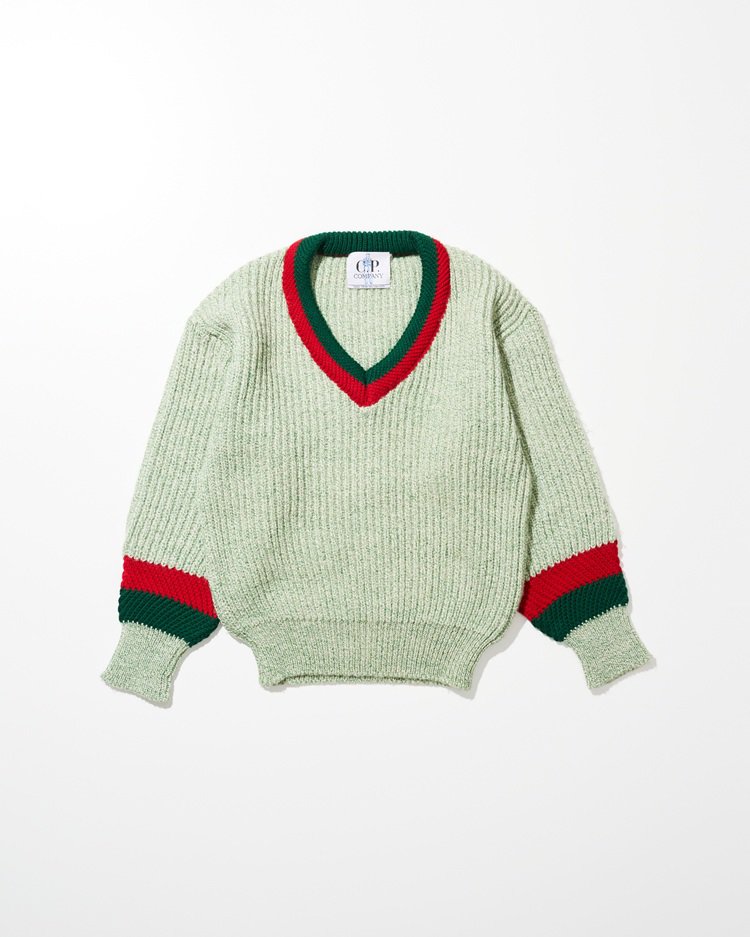 80’s C.P. COMPANY V-neck Pullover Sweater