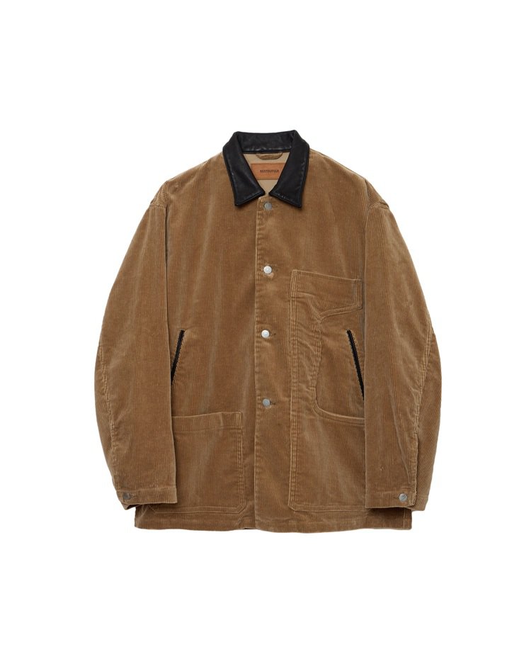 Connected Pockets Corduroy Jacket