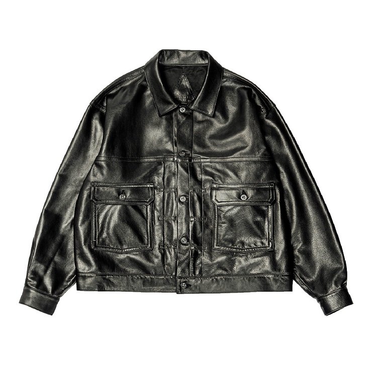 Trucker Jacket (Black Luxe)