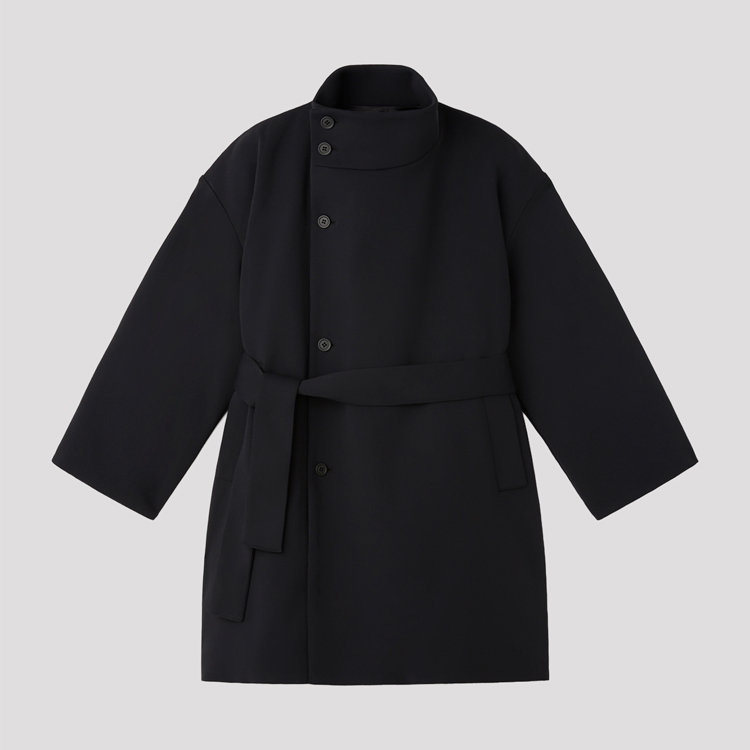 PADDED MILAN STAND COLLAR COAT