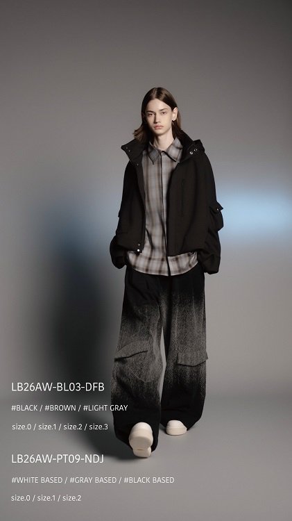 Licht Bestreben 2026A/W collection Look 1
