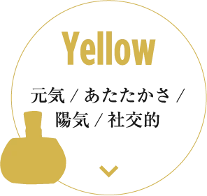 Yellow 元気/あたたかさ/陽気/社交的