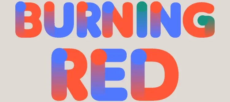 BURNING RED