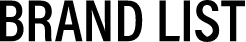 BRAND LIST