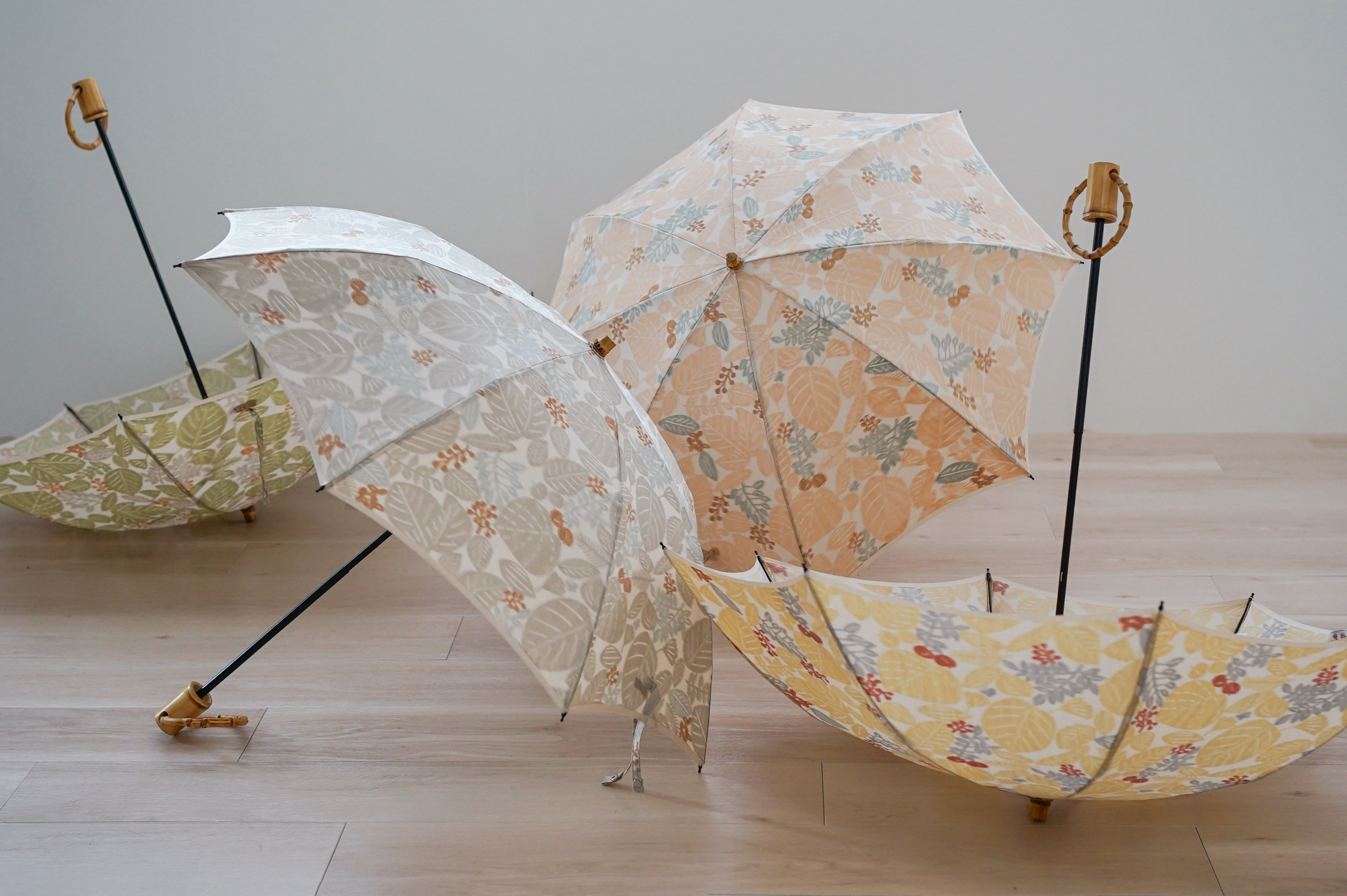 小宮商店 橘 甲州織 晴雨兼用 長傘 高級傘 / 取りだし 日傘
