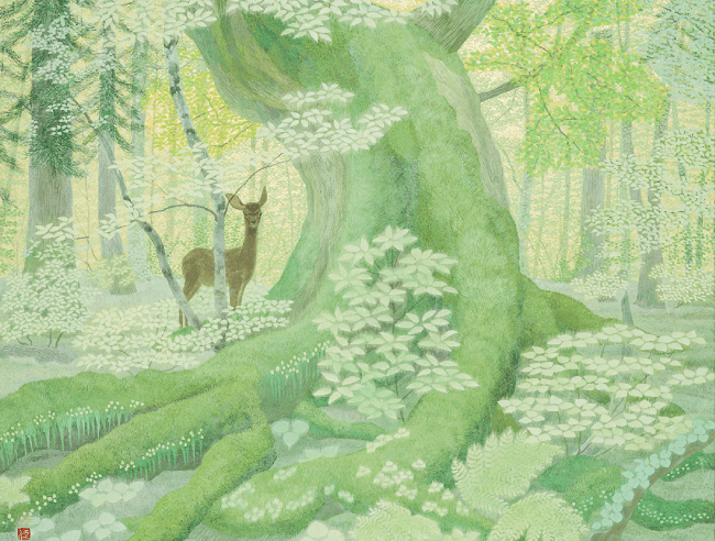 猪熊佳子日本画展<br>森へ~やさしい時間(とき)~