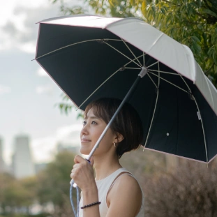 ホワイトローズ 晴雨兼用傘