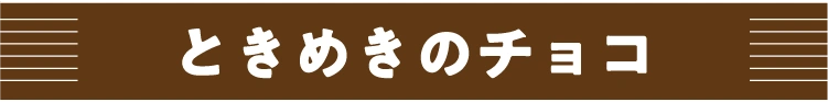 ときめきのチョコ