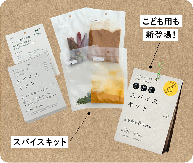 こども用も新登場! スパイスキット